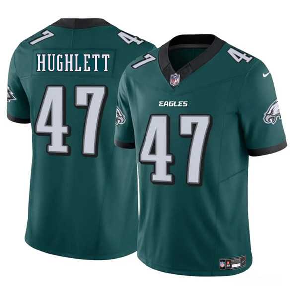 Men & Women & Youth Philadelphia Eagles #47 Charley Hughlett Green 2025 New F.U.S.E. Vapor Untouchable Limited Stitched Jersey->san francisco 49ers->NFL Jersey